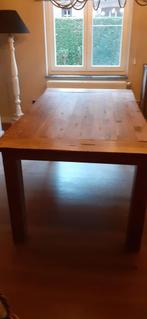 Landelijke tafel teaken hout, Huis en Inrichting, Tafels | Eettafels, Ophalen, 100 tot 150 cm, Teakhout, 150 tot 200 cm