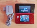 Nintendo 3DS CFW 64gb + HShop+ spellen, Met games, Ophalen of Verzenden, Rood, 3DS