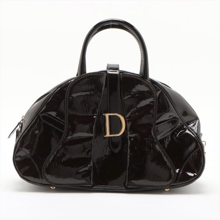 Sac à main Dior Double Saddle Bowler vintage, Bijoux, Sacs & Beauté, Sacs | Sacs Femme, Comme neuf, Sac à main, Brun, Envoi