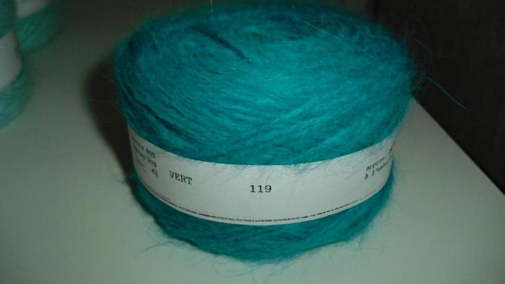pelote laine angora 80%, Hobby en Vrije tijd, Breien en Haken, Nieuw, Breien, Naald, Verzenden