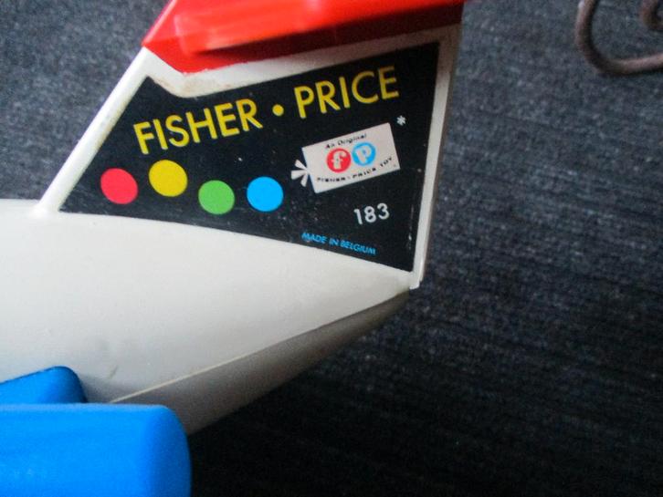 Vintage  Vliegtuig  1970 FISHER . PRICE  183, Verzamelen, Luchtvaart en Vliegtuigspotten, Zo goed als nieuw, Verzenden