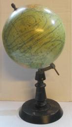 globe platre ancien socle bois 1930 J. Forest 130, Antiquités & Art, Curiosités & Brocante, Envoi