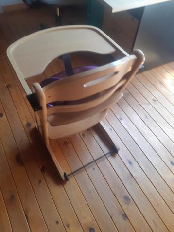 Houten kinderstoel, Kinderen en Baby's, Kinderstoelen, Ophalen, Zo goed als nieuw