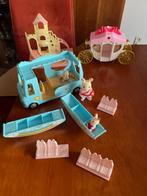 Sylvanian Regenboogbus met 3 figuren, etc., Kinderen en Baby's, Speelgoed | Poppenhuizen, Ophalen of Verzenden, Gebruikt, Poppenhuis