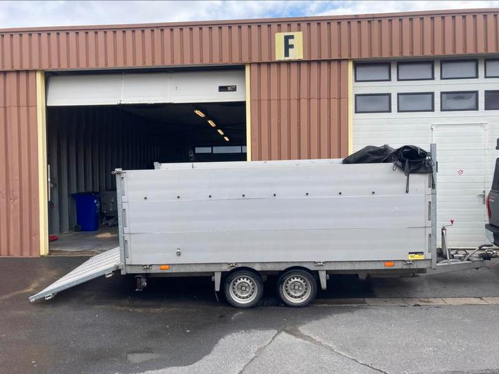 Aanhangwagen met laadklep, Auto diversen, Aanhangers en Bagagewagens, Zo goed als nieuw, Ophalen