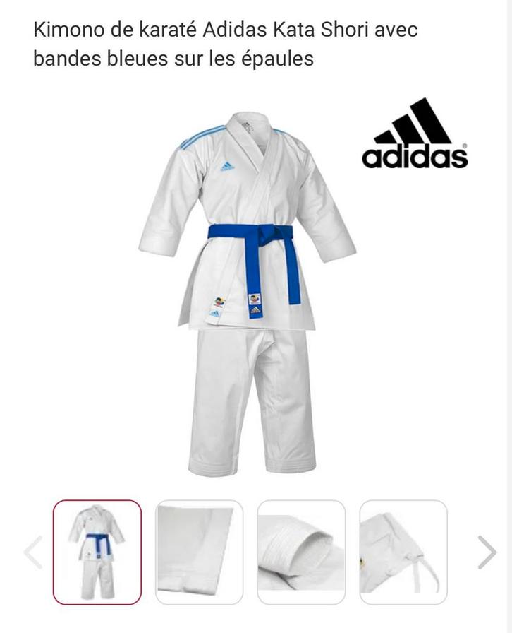Kimono kata Adidas taille 175 cm jamais utilisé, Sport en Fitness, Vechtsporten en Zelfverdediging, Nieuw, Karate, Ophalen