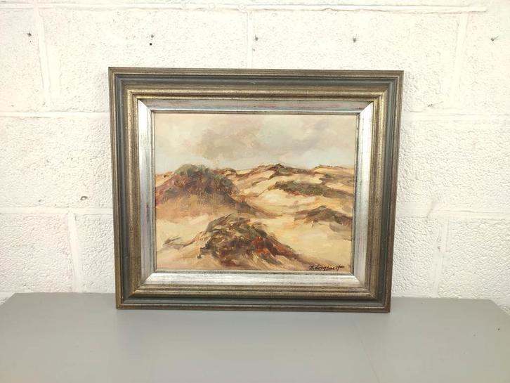 Achiel Lombaert - schilderij duinen, Antiek en Kunst, Kunst | Schilderijen | Klassiek, Ophalen of Verzenden