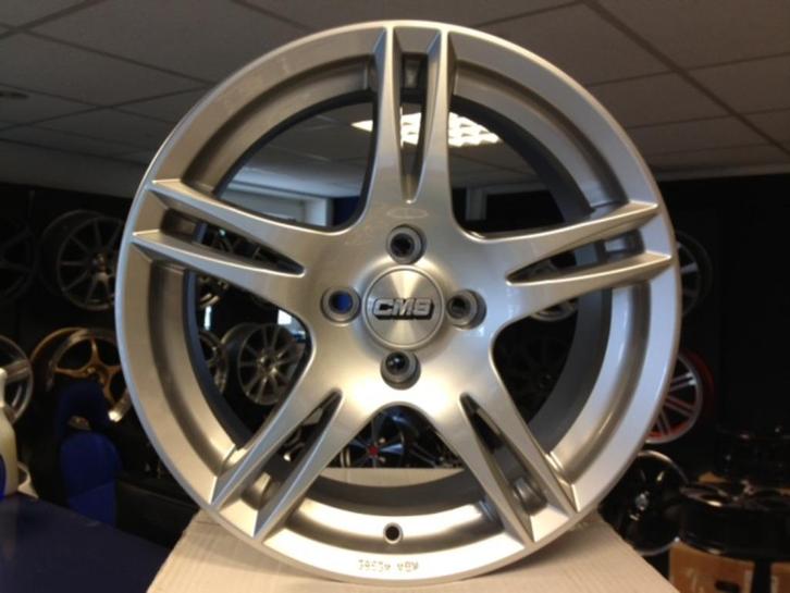 IN STOCK: NIEUWE set 16 inch 4x100 aluminium sportvelgen, Auto-onderdelen, Banden en Velgen, Velg(en), 16 inch, Nieuw, Ophalen of Verzenden