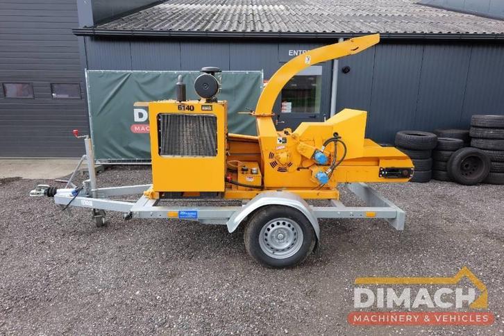 Other Shengmiao Hc6140 new wood chipper with trailer!!, Zakelijke goederen, Landbouw | Werktuigen