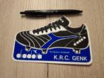 Vintage sticker voetbal sponsor Diadora KRC Genk, Verzamelen, Ophalen of Verzenden, Zo goed als nieuw, Sport