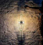 Vintage Val Saint Lambert kristalglazen wandlamp., Ophalen of Verzenden