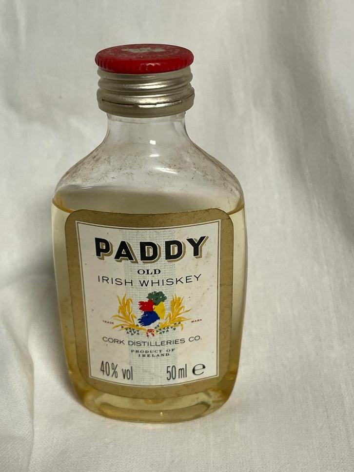 Whisky Miniatuur - PADDY Irish Whiskey, Verzamelen, Wijnen, Ophalen of Verzenden