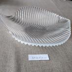 glazen schaal in blad vorm, Ophalen, Schaal