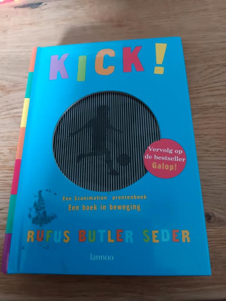 Rufus Butler Seder - Kick!, Boeken, Prentenboeken en Plaatjesalbums, Zo goed als nieuw, Ophalen