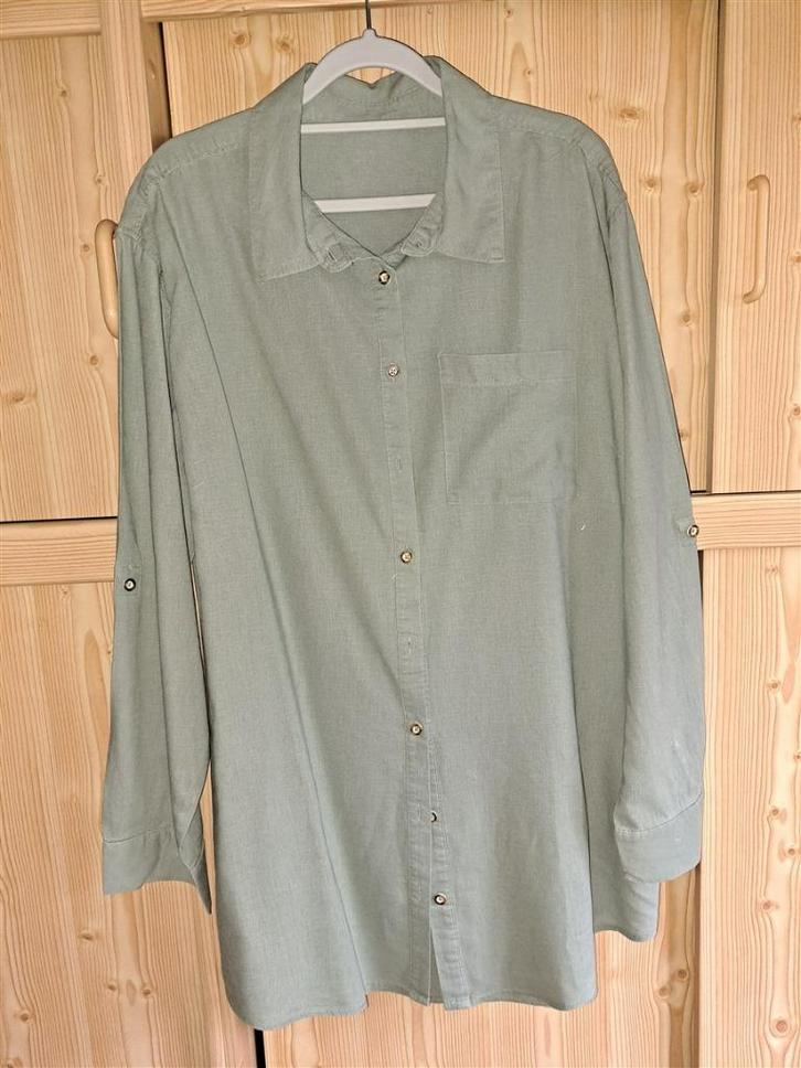 Blouse / Tuniek met lange mouwen maat 46, Kleding | Dames, Blouses en Tunieken, Zo goed als nieuw, Maat 46/48 (XL) of groter, Groen