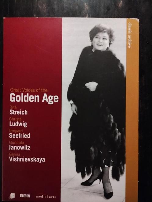 Great Voices of the Golden Age DVD, CD & DVD, DVD | Musique & Concerts, Utilisé, Musique et Concerts, Envoi
