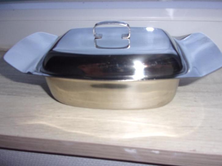 NIEUWE roestvrijstalen botervloot, Huis en Inrichting, Keuken | Servies, Nieuw, Ophalen of Verzenden