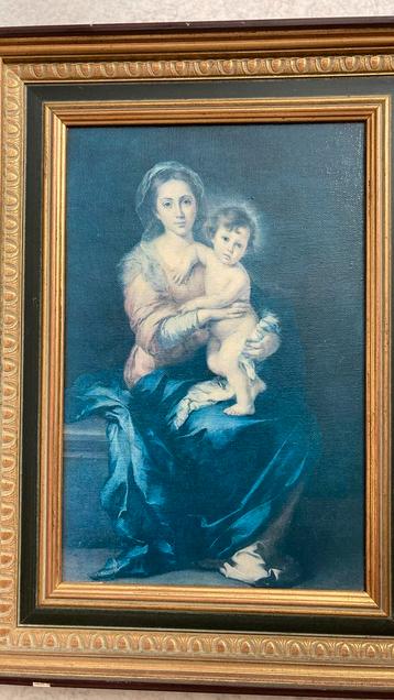 La Vierge a l’enfant( Religieus schilderij) beschikbaar voor biedingen