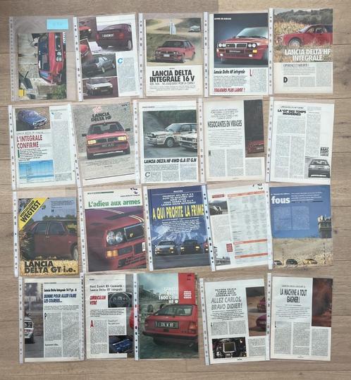 LANCIA DELTA INTEGRALE - ARTIKELS, Boeken, Auto's | Folders en Tijdschriften, Ophalen of Verzenden