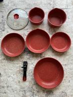 Arthur Martin, AMR88, set de casseroles et poêles 8 pièces, Nieuw, Ophalen of Verzenden, Glas, X