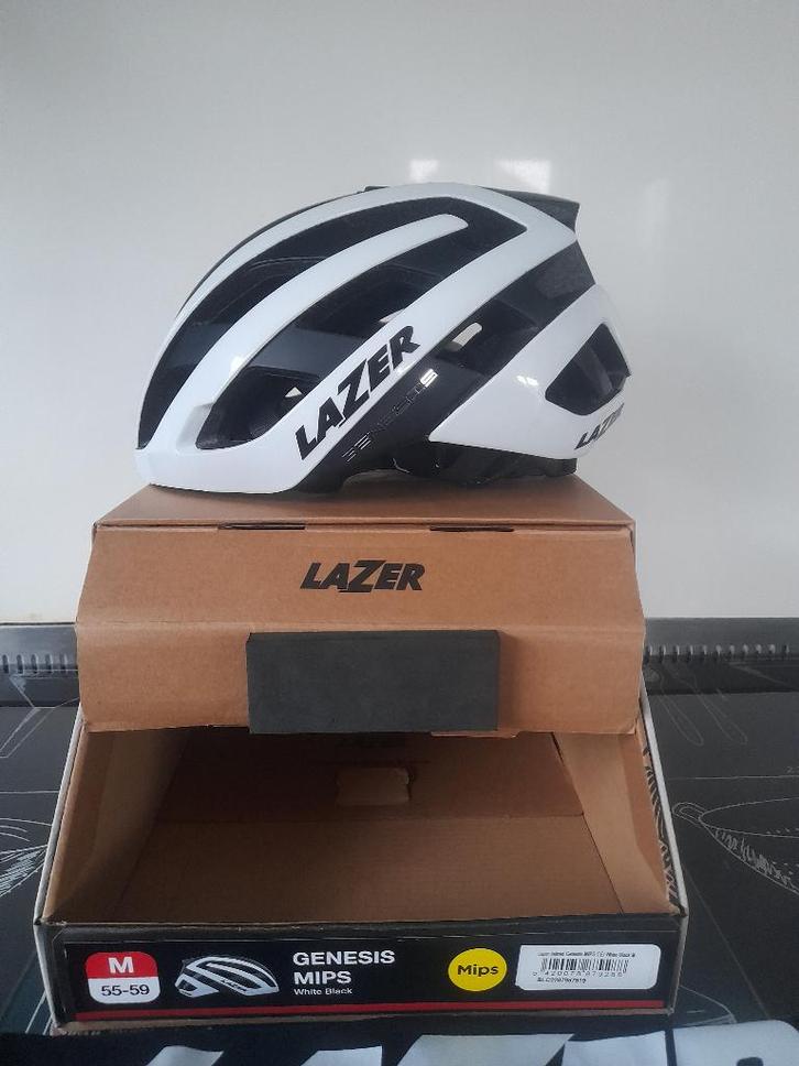 Lazer Genesis Mips fietshelm, Fietsen en Brommers, Fietsaccessoires | Fietshelmen, Zo goed als nieuw, Heer of Dame, M, Ophalen of Verzenden