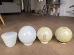 vintage lampenbollen / schroefkogel, Ophalen of Verzenden, Gebruikt, Glas