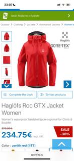 Haglöfs Roc GTX Jacket Women regenjas (maat XL), Ophalen of Verzenden, Nieuw, Maat 42/44 (L), Rood
