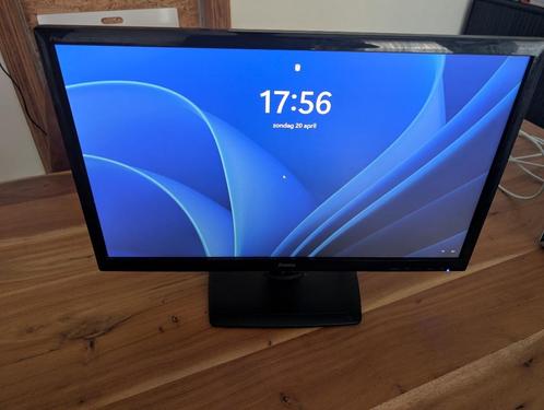 Iiyama ProLite X2377HDS-B1 23.7" Full HD Scherm, Computers en Software, Monitoren, Gebruikt, DVI, HDMI, VGA, IPS, Full HD, Ophalen
