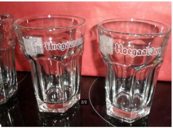 Hoegaarden glazen lege fles, Verzamelen, Biermerken, Ophalen of Verzenden