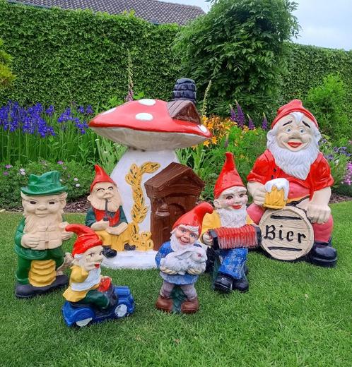 tuinkabouters, Tuin en Terras, Tuinbeelden, Gebruikt, Tuinkabouter, Kunststof, Ophalen