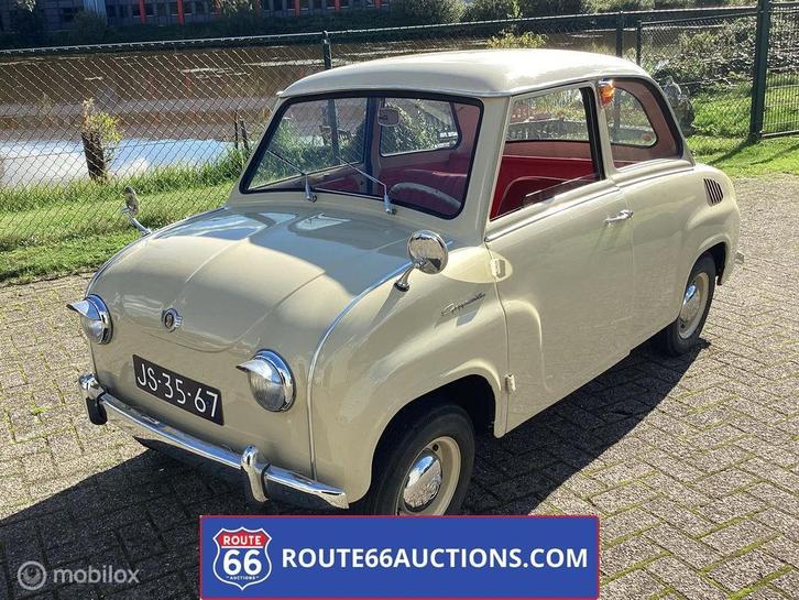 Goggomobil T300 | 1963 | Route 66 Auctions, Auto's, Oldtimers, Bedrijf, Te koop, Overige merken, Benzine, Overige carrosserie