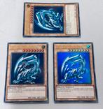 3X Yu-Gi-Oh! Blue-Eyes White Dragon 1st Edition Yu-gi-oh, Ophalen of Verzenden, Nieuw, Meerdere kaarten