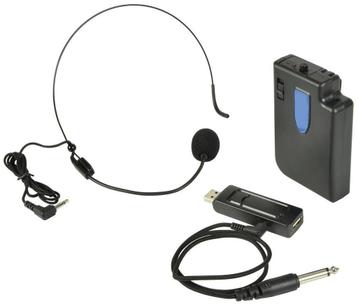 Draadloze UHF headset met Usb ontvanger beschikbaar voor biedingen