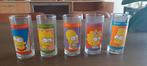 officiële oude Simpsons glazen, Verzamelen, Glas en Drinkglazen, Ophalen, Zo goed als nieuw, Waterglas