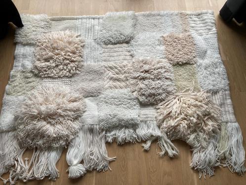 WANDTAPIJT - MODERN - WIT, Antiek en Kunst, Antiek | Tapijten, Tafelkleden en Textiel, Ophalen