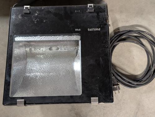 Bouwlamp Philips 400W, Doe-het-zelf en Bouw, Bouwverlichting, Zo goed als nieuw, Lamp met armatuur, 200 tot 500 watt, Ophalen of Verzenden