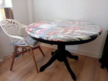 table ronde, Maison & Meubles, Tables | Tables à manger, Enlèvement, Synthétique