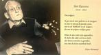 Nagedachtenis aan Vlaamse acteur Jan Reusens, Verzamelen, Bidprentjes en Rouwkaarten, Ophalen of Verzenden, Rouwkaart