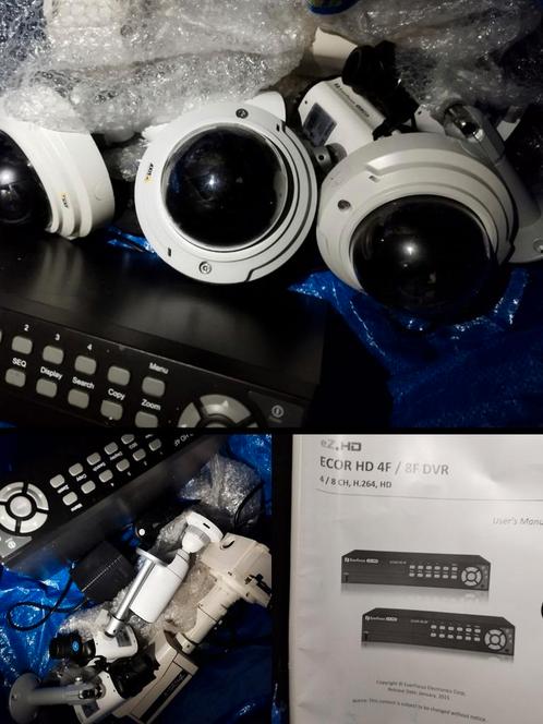 ✓Batch AXIS p3354 Dome bewakingcamera's + HD Recorder+, Audio, Tv en Foto, Videobewaking, Gebruikt, Ophalen