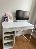 Bureau blanc IKEA, Huis en Inrichting, Bureaus, Ophalen, Gebruikt, Bureau