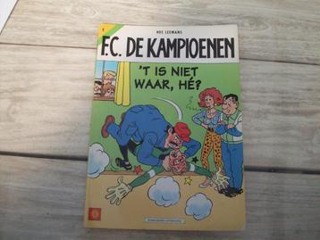 strip boeken fc, de kampioenen beschikbaar voor biedingen