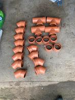 Koppel stukken afvoer, Doe-het-zelf en Bouw, Buizen en Afvoer, Ophalen, Nieuw, PVC, Bochten