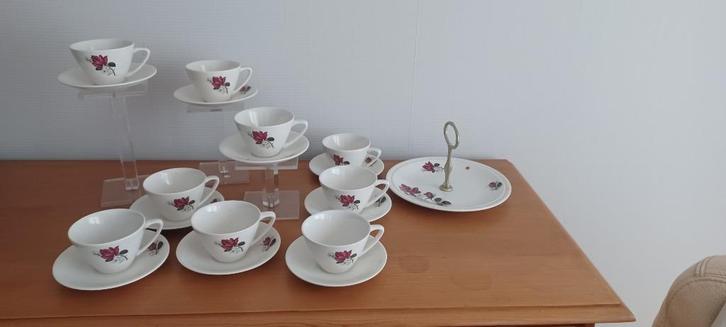 Boch Frères La Louvière "POMPADOUR", Antiek en Kunst, Antiek | Servies los, Ophalen of Verzenden