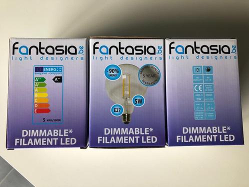 8 x dimbare filament led lamp 440 Lm – 5W, Huis en Inrichting, Lampen | Losse lampen, Ophalen