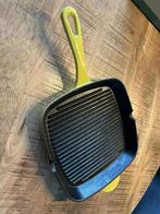 gietijzer grillpan, Huis en Inrichting, Keuken | Potten en Pannen, Ophalen, Zo goed als nieuw, Gietijzer, Overige typen