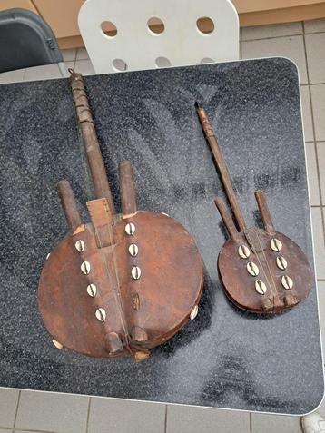 Snaar instrument muziek West Afrika hout 48 of 73 cm lang, Musique & Instruments, Instruments à corde | Autre, Enlèvement ou Envoi