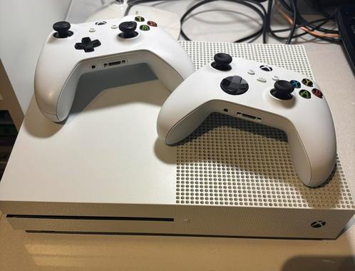 Xbox one s met 2 controllers, Games en Spelcomputers, Spelcomputers | Xbox One, Gebruikt, Xbox One, 500 GB, Met 2 controllers