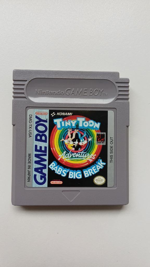 TINY TOON BABS' BIG BREAK DMG-RX-USA + ORIGINAL MANUAL, Games en Spelcomputers, Games | Nintendo Game Boy, Ophalen of Verzenden