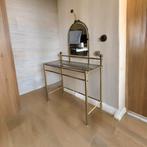Meuble de maquillage/console vintage « doré », Enlèvement ou Envoi