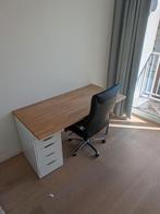 Ikea bureau + stoel, Huis en Inrichting, Bureaus, Ophalen, Gebruikt, Bureau